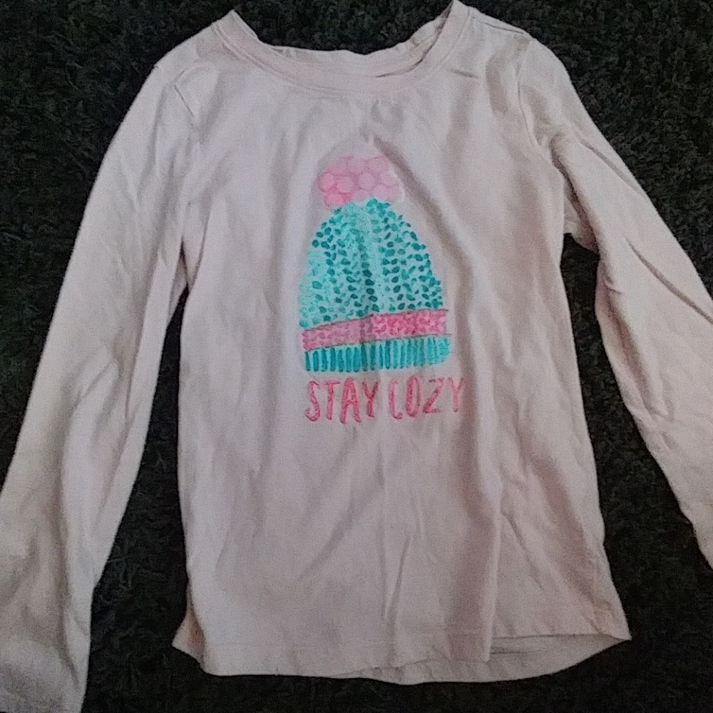 Stay Cozy Long sleeved girls shirt